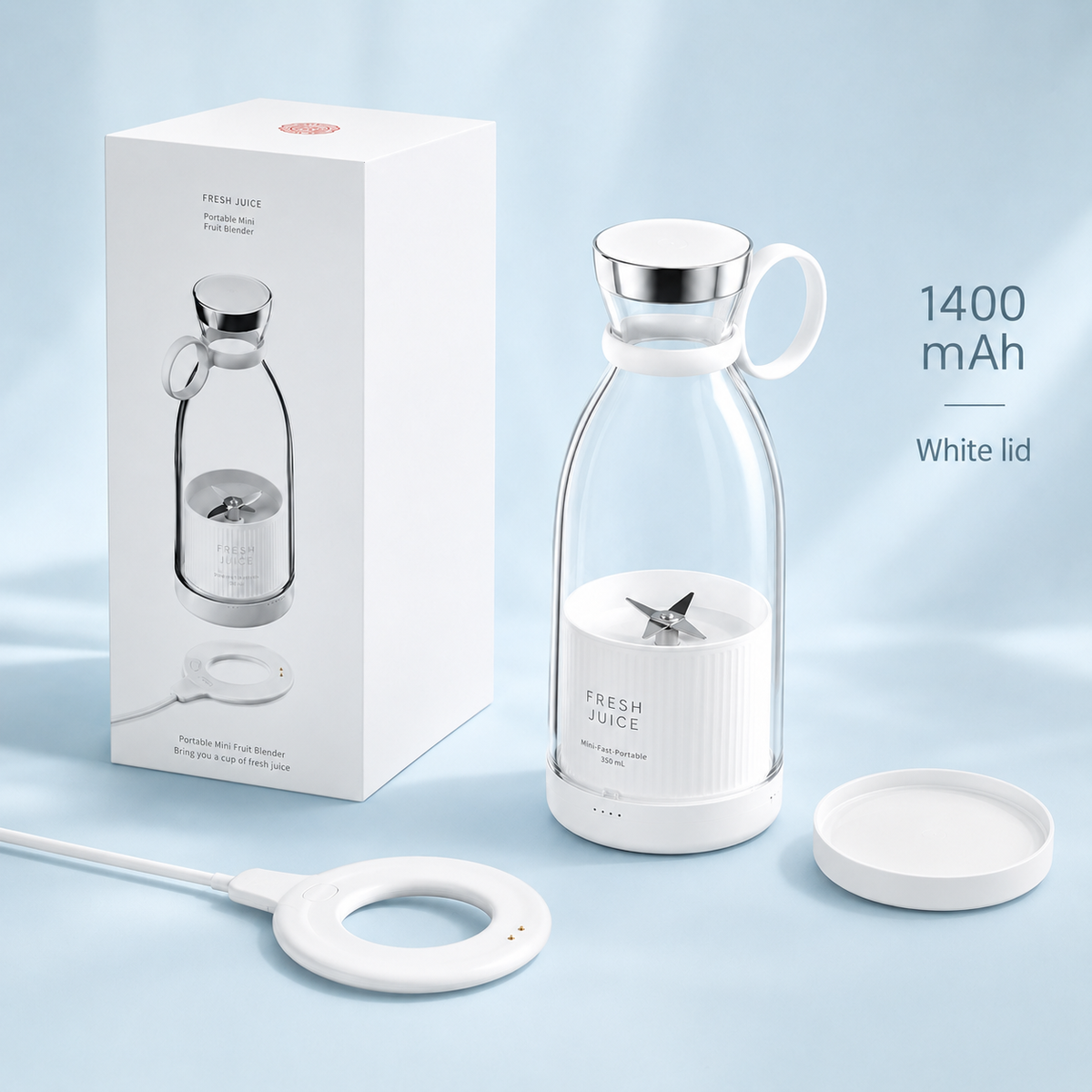 WHITE Portable blender