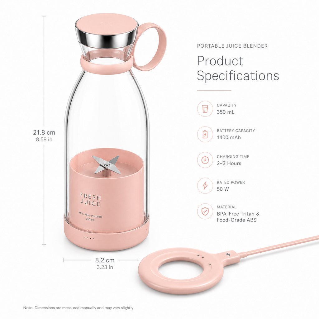 PINK Portable blender
